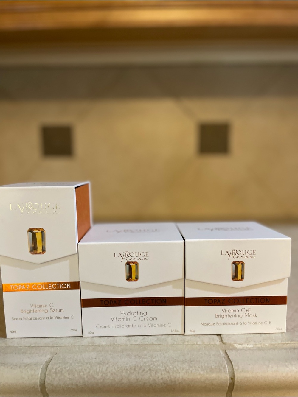 LAROUGE Pierre Topaz Collection: Lot of 3. NWOT